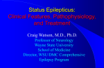 Status Epilepticus: Clinical Features, Pathophysiology, and Treatment