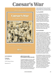 Caesar`s War - Decision Games