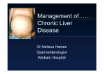 Management of…… Chronic Liver Disease