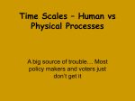 Time Scales – Human vs Physical Processes