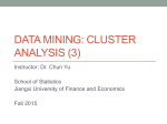 Data Mining: cluster analysis (3)