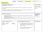 FRAME THE LESSON Resources/Materials