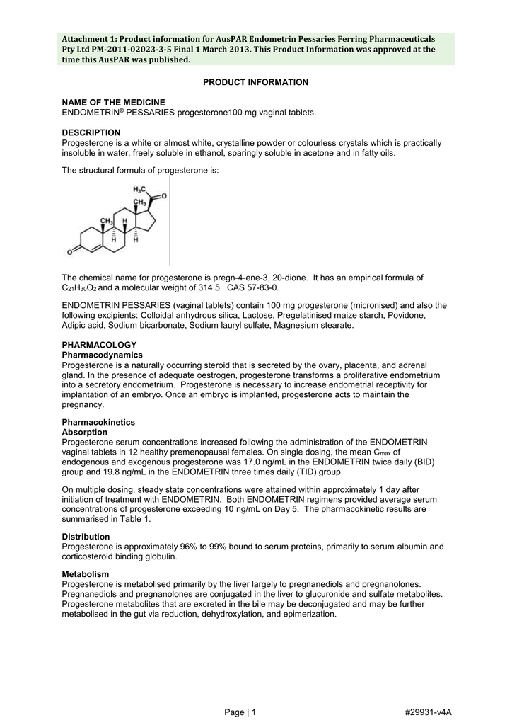 Product Information - Therapeutic Goods Administration Product Information - Therapeutic Goods Administration