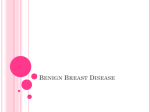 Benign Breast Disease - 175 Days In the West