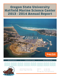 Oregon State University Hatfield Marine Science Center 2013