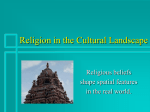 Religion Cultural Landscapes