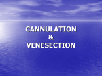 Cannulation and Venesection for 3rd yr medical students