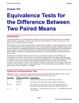 Equivalence Tests for the Difference Between Two Paired Means