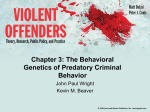 The Behavioral Genetics of Predatory Criminal Behavior