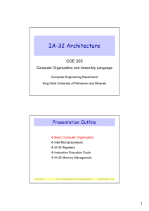 IA-32 Architecture