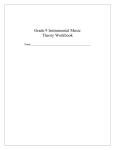 Grade 9 Instrumental Music Theory Workbook