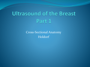 Breast Ultrasonography. An Introduction Part I
