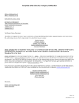 Electric Company Letter (Template)