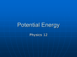 Fields and Potential Energy