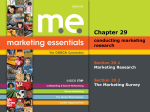 Marketing Research Section 29.1
