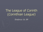 The League of Corinth (Corinthian League)