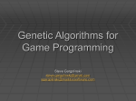 Genetic Algorithms for Game Programming