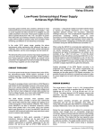 AN708 Low-Power Universal-Input Power Supply Achieves High