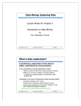 Lecture Notes for Chapter 3 Introduction to Data