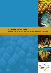 Marine Protected Areas: Classification, Protection Standard and