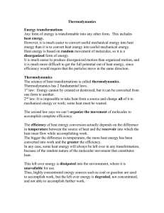 Thermodynamics - Clayton State University