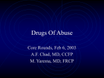 Drugs Of Abuse - Calgary Emergency Medicine