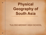 Geography of South Asia - Tuloso