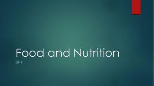 Food and Nutrition 38-1