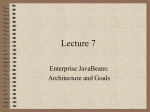 EJB Architecture - classes.cs.uchicago.edu