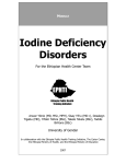 Iodine Deficiency Disorders