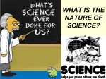 WHAT IS THE NATURE OF SCIENCE?