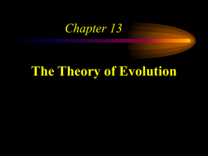 Change through Time…………… …Evolution.. Chpt 17/18