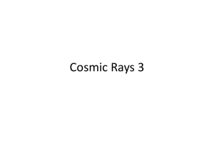 Cosmic Rays 3 - zainab