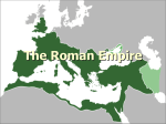 The Roman Empire - Spring Branch ISD