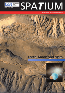 Earth, Moon and Mars - International Space Science Institute