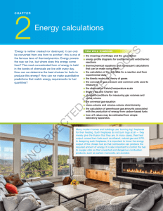 CHAPtER 2 Energy calculations