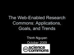 The Web-Enabled Research Commons