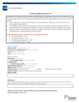 Evidence-Informed Regimen Request Form