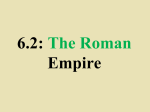 6.2: The Roman Empire Brings Change