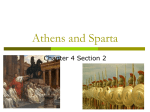 Athens and Sparta - Greenon Local Schools