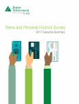 2017 Teens and Personal Finance Survey.indd