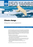 Climate change – Mitigation and adaptation