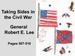 Taking Sides in the Civil War