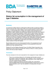 Policy Statement - British Dietetic Association