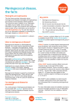 Meningococcal disease, the facts