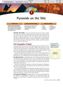 Pyramids on the Nile - Bismarck High School