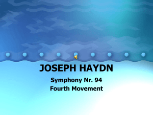 joseph haydn - Patty Oeste