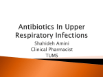Antibiotics In Upper Respiratory Infections