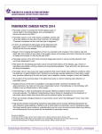 pancreatic cancer facts 2014 - Pancreatic Cancer Action Network