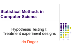 Empirical Methods in Computer Science